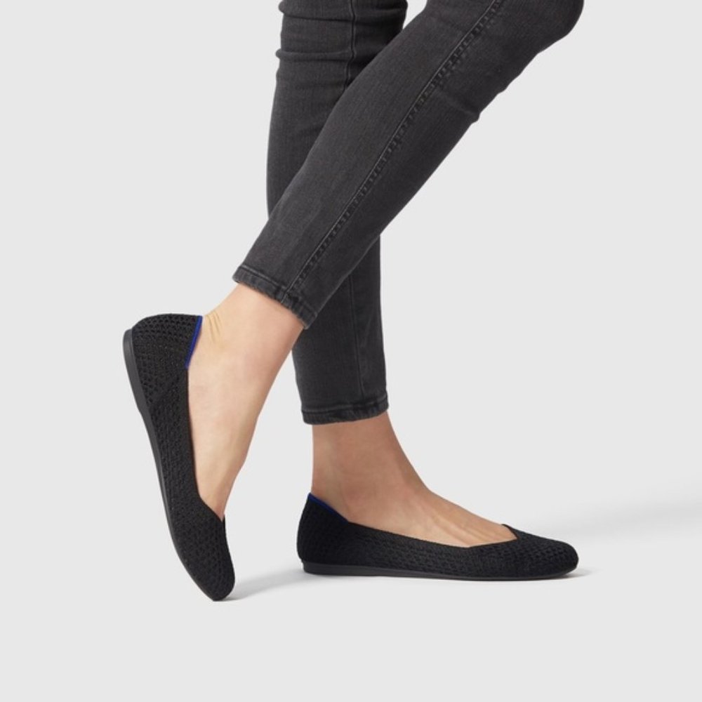 Rothys' Black Honeycomb Flats